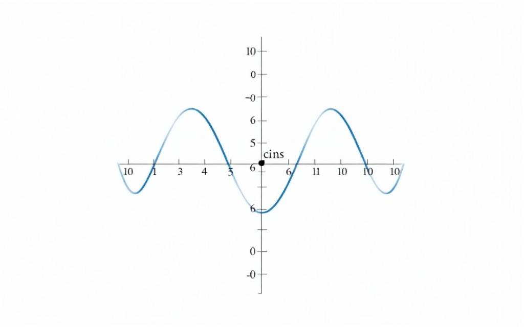 Clean mathematical graph showing y=sin(x)/x function with labeled zeros, extrema, and grid lines in a modern interface